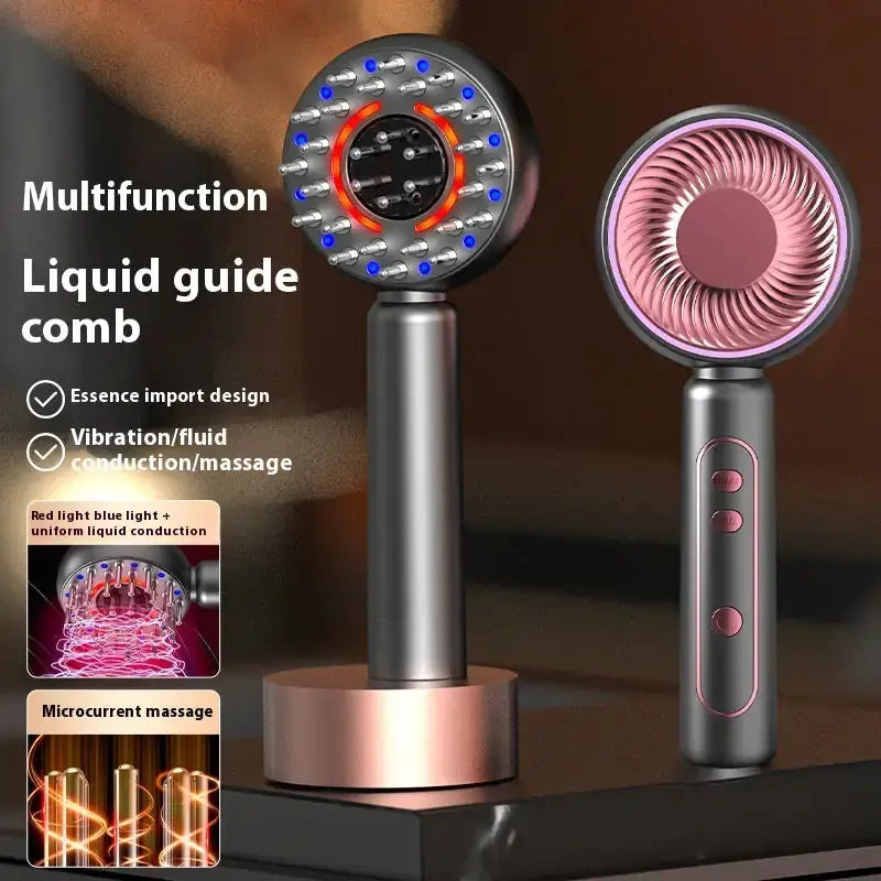 Advanced 3-in-1 Infrared LED Hair Growth Brush Lumé