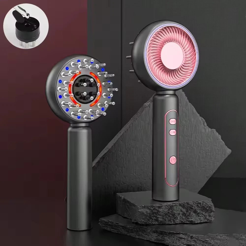 Advanced 3-in-1 Infrared LED Hair Growth & Scalp Therapy Brush